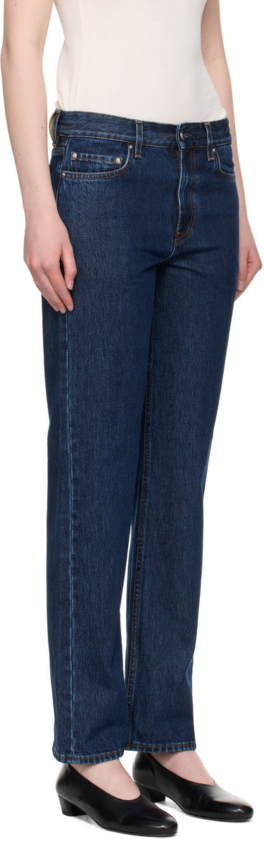 Jeans TOTEME TOTEME Low Straight Jeans Blå | 252-WRB0270-FB0045, 1