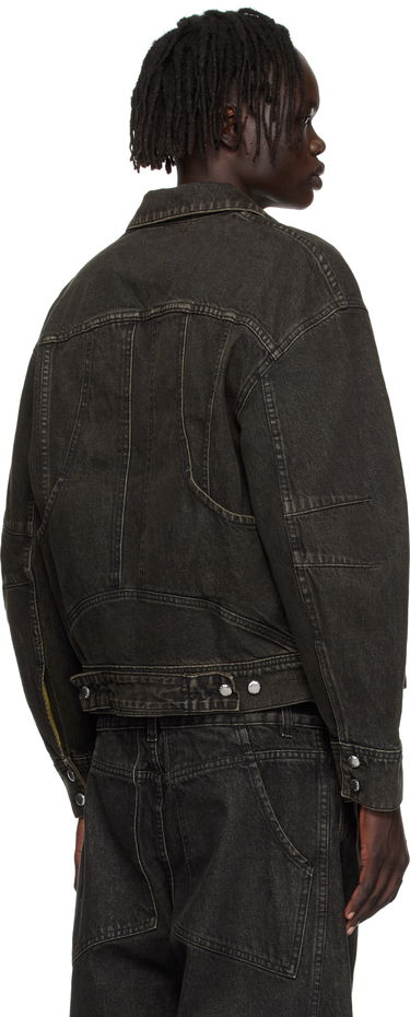 Jakke Eckhaus Latta Eckhaus Latta 'El Jacket Redux' Denim Jacket Sort | 1224-EL-PF25-S, 2