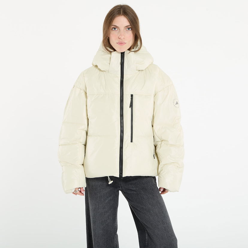 Jakke adidas Performance adidas by Stella McCartney Short Padded Winter Jacket Beige | JV8548