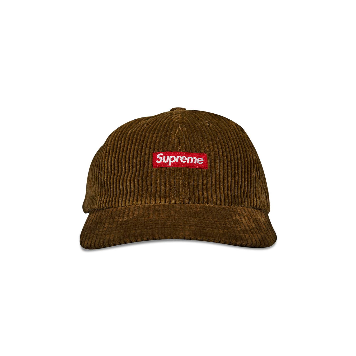 Kasket Supreme Ripple Corduroy Small Box 6-Panel Brun | FW20H89 BROWN, 1
