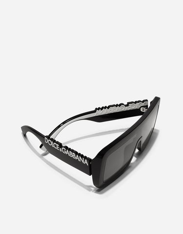 Solbriller Dolce & Gabbana Dg Logo Acetate Sunglasses Sort | VG601FVN1879V000, 3