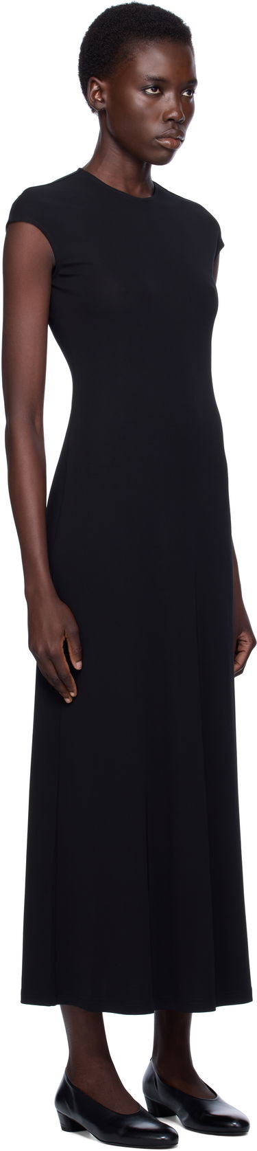 Kjole TOTEME TOTEME Everyday Midi Dress Sort | 252-WRD0188-FB0162, 1