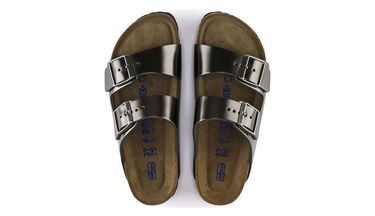 Sneakers og sko Birkenstock Arizona Soft Footbed Leather Grå | 1000292, 2