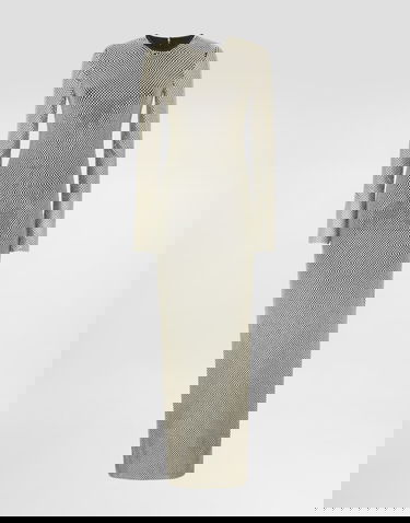 Kjole Dolce & Gabbana Long Crystal Mesh Dress Metalisk | F6TJLZFLSK3S0997, 0