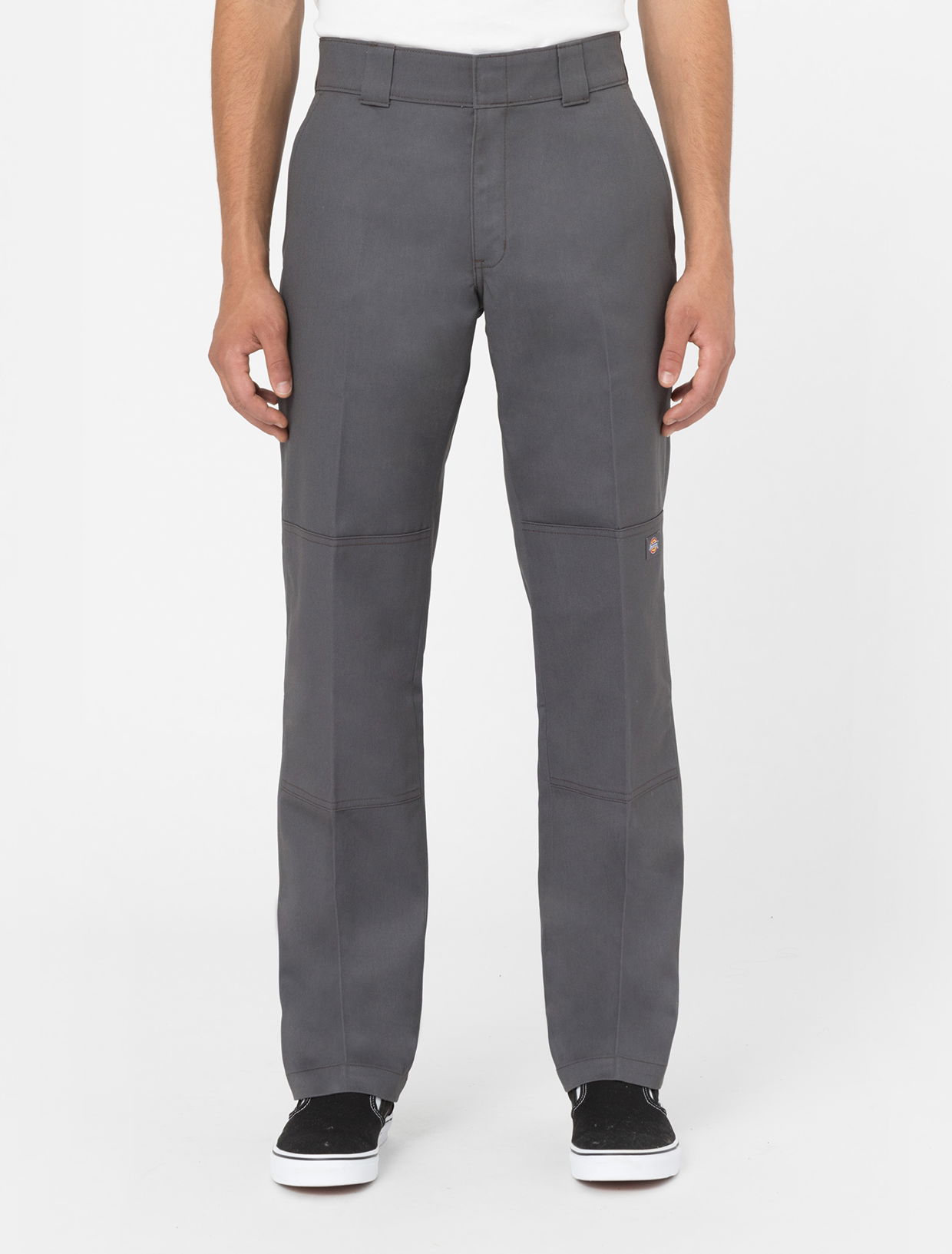 Bukser Dickies Slim Straight Double Knee Trousers Grå | 0A4XZE, 0