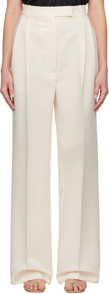 Bukser Róhe Róhe High-Waist Tailored Trousers Hvid | 414-30-052, 0