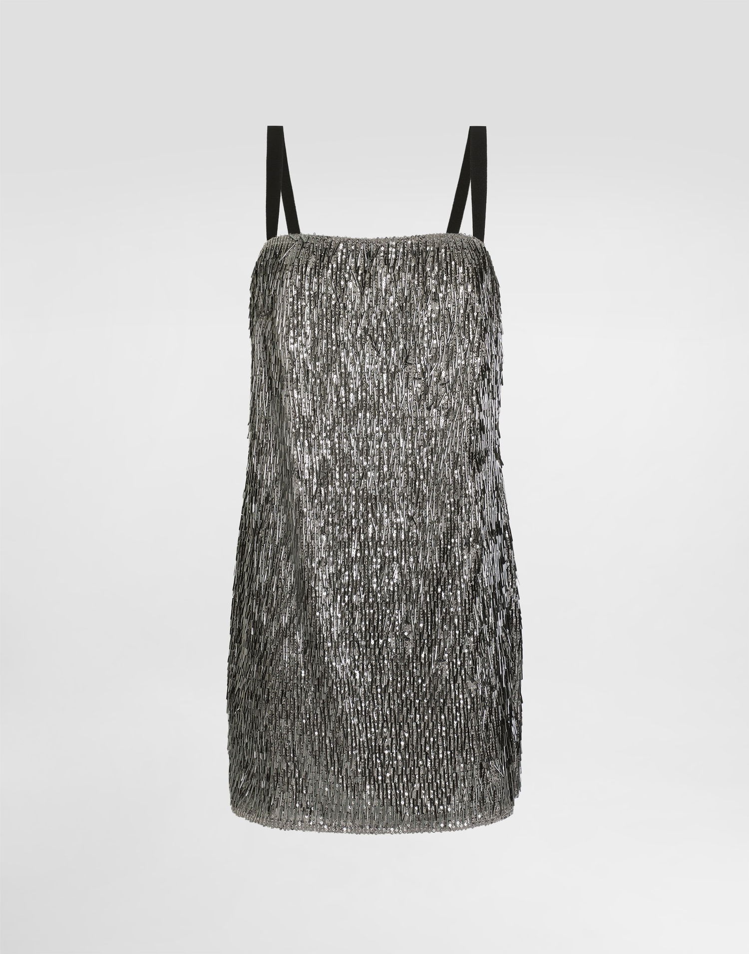 Kjole Dolce & Gabbana Dolce & Gabbana Embroidered Sequin Dress Metalisk | F60FNZFLSL5S0998, 0