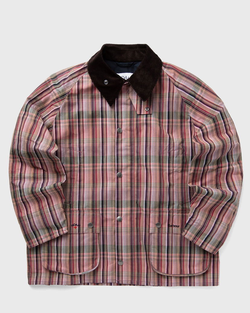 Jakke Barbour Noah Madras Bedale Jacket Lyserød | MCA1056PI51