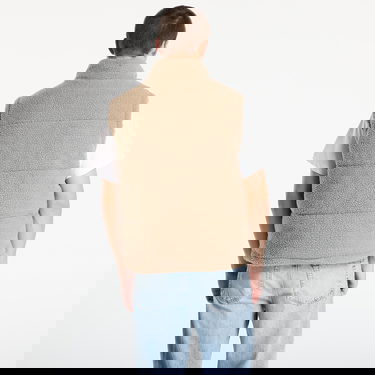 Vest Urban Classics Basic Teddy Puffer Vest Beige | TB7939-01279, 3