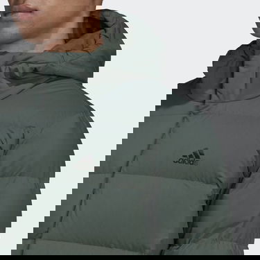 Jakke adidas Originals Helionic Hooded Down Jacket Grøn | HG8749, 1