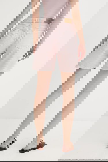 Shorts Samsoe Samsoe Samsoe Samsoe SASHELLY High Waist Shorts Lyserød | F25200013, 2