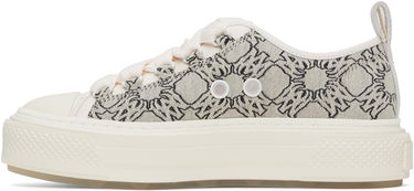 Tøj AMIRI AMIRI MA Quad Jacquard Court Low Hvid | AWFOSR1094, 2