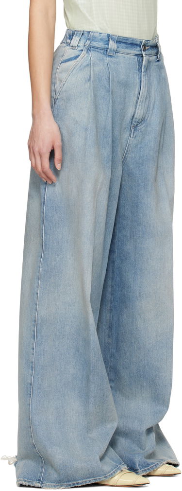 Jeans Maison Margiela Maison Margiela 5 Pocket Wide Leg Jeans Blå | S51KA0605 S30383, 1