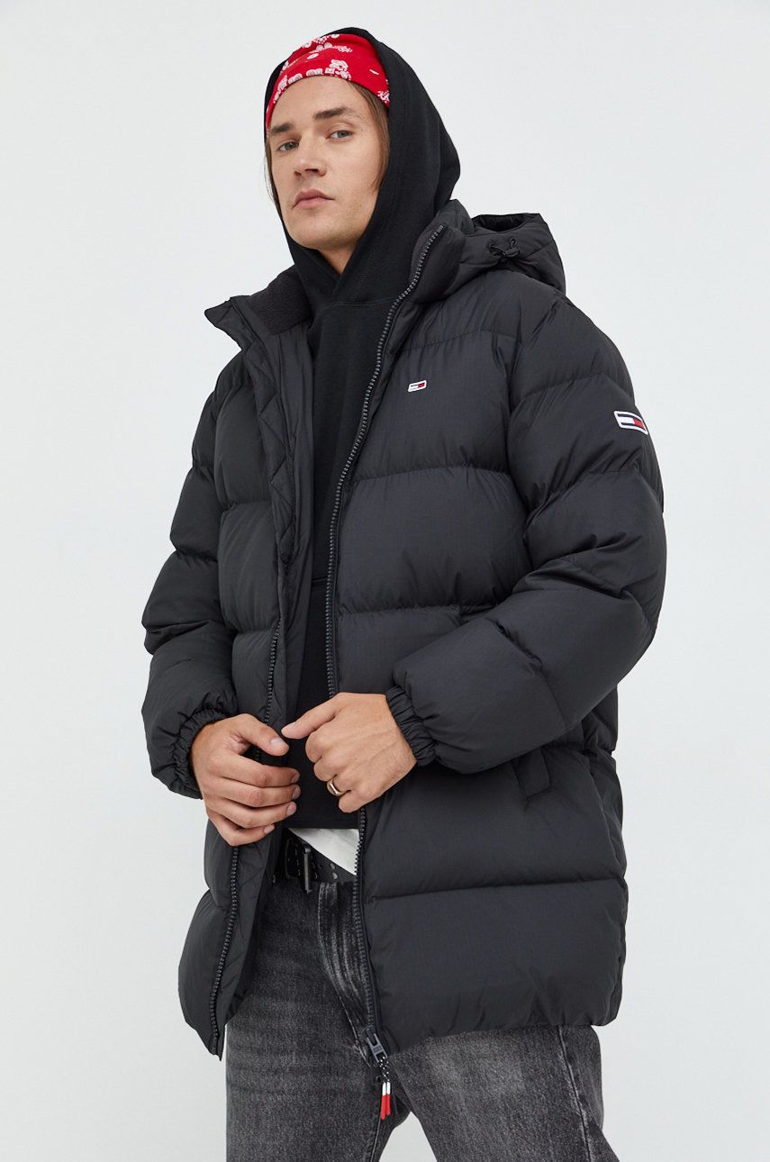 Puffer jakke Tommy Hilfiger Alaska Puffer Jacket Sort | DM0DM15117.9BYY, 0