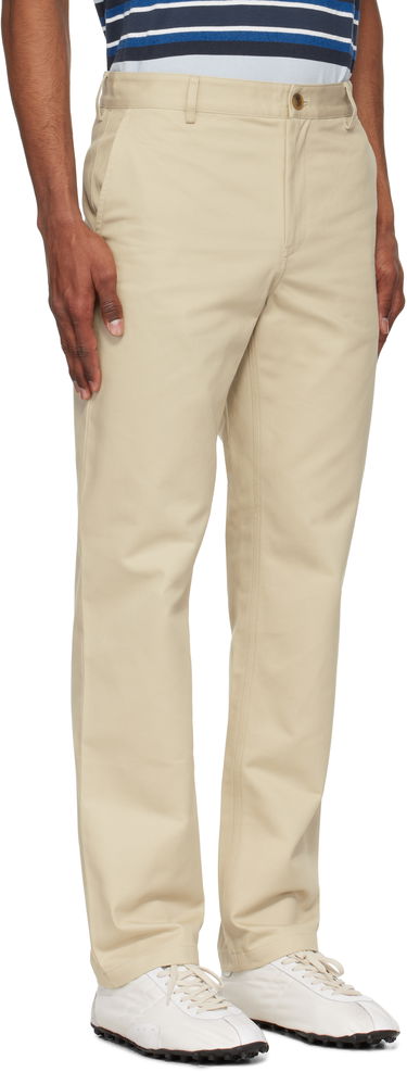 Bukser MAISON KITSUNÉ Maison Kitsuné Casual Chino Trousers Blå | OM01101WW9043, 4