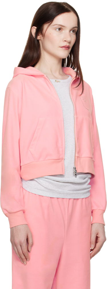 Sweatshirt BAPE A Bathing Ape Crystal Stone Ape Head Velour Cropped Hoodie Sort | 001ZPK802004L, 4