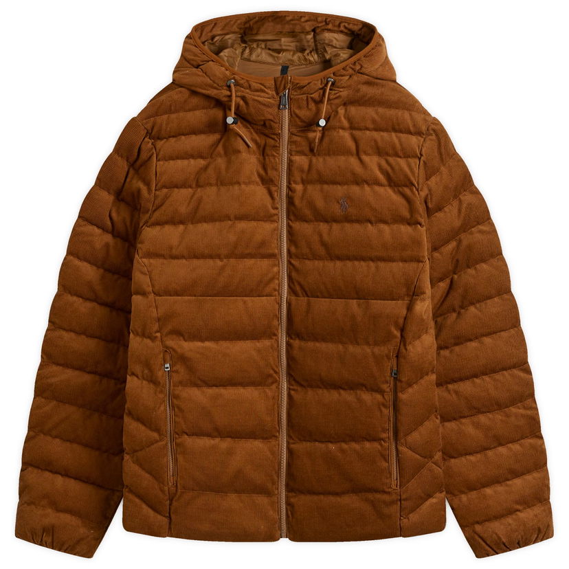 Puffer jakke Polo by Ralph Lauren Puffer Jacket Corduroy Brun | 710938559002
