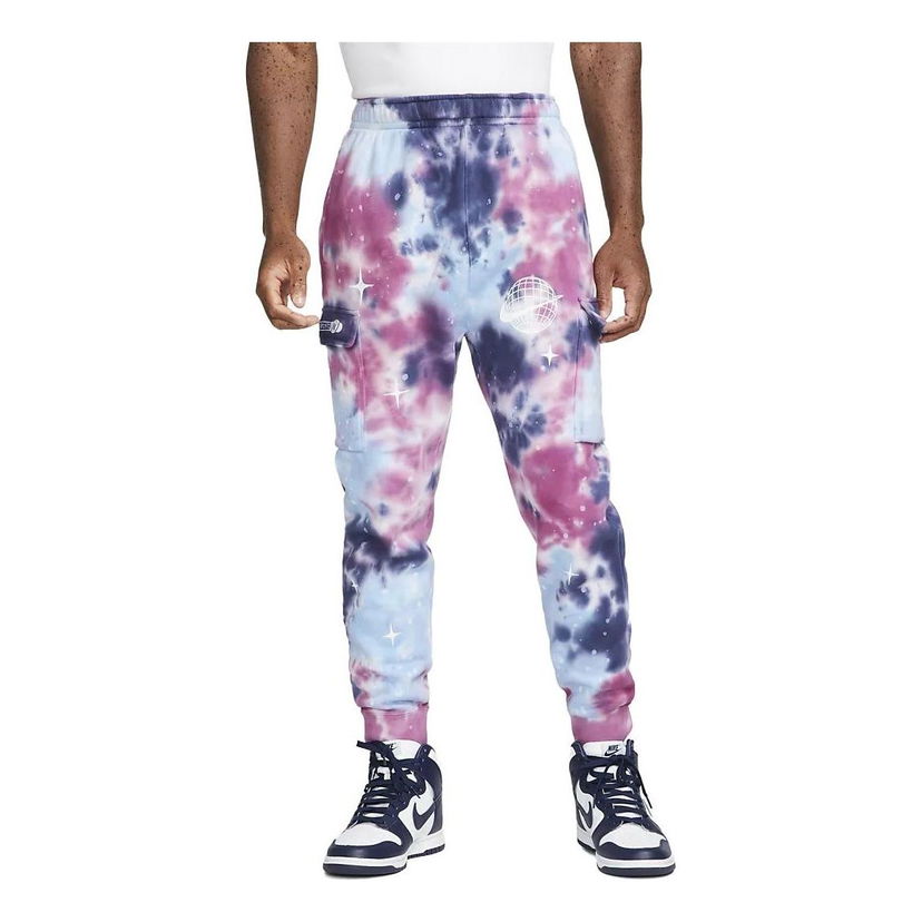 Cargo bukser Nike Club Space Wave Cargo Pants Lilla | FB9041-500