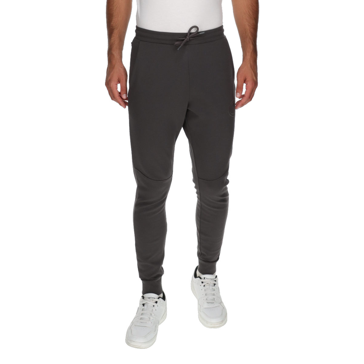 Joggingbukser Champion Drawstring Rib Cuff Joggers Grå | 222132-ES504, 0