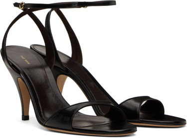 Tilbehør The Row The Row Vika Ankle Strap Heeled Sandals Sort | F1584-SL1, 3