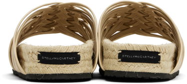 Sneakers og sko Stella McCartney Stella McCartney Gaia Alter Mat Platform Sandals Beige | 810531APADB0, 1
