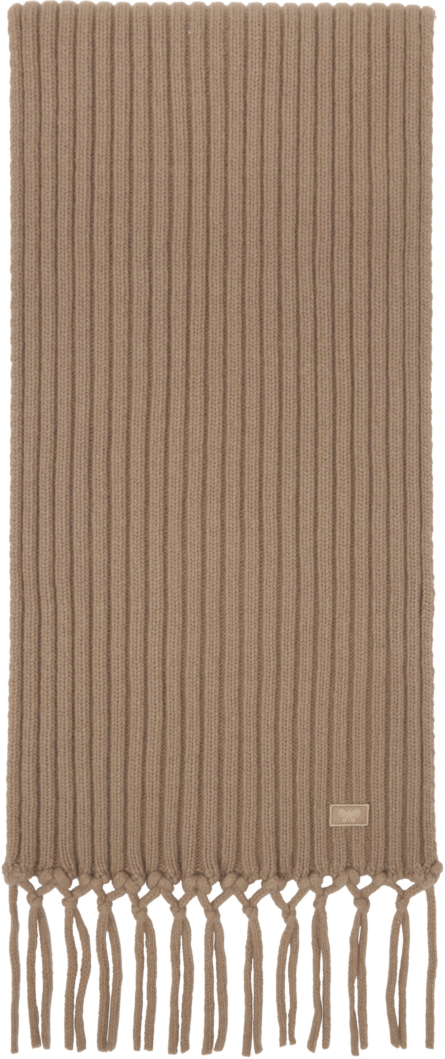 Tørklæde Max Mara Weekend Max Mara Knitted Tassel Scarf Brun | 2425746035600 MM12149, 0