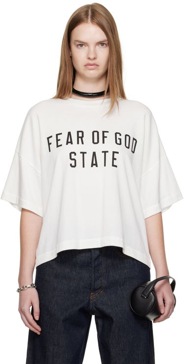 T-shirt Fear of God Fear of God ESSENTIALS Boxy T-Shirt Hvid | 125SP257164FW, 0