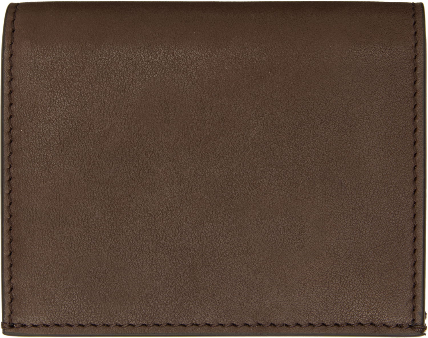 Tegnebog Thom Browne Thom Browne Soft Calf Leather Single Card Holder Brun | MAW021L-L0117, 0