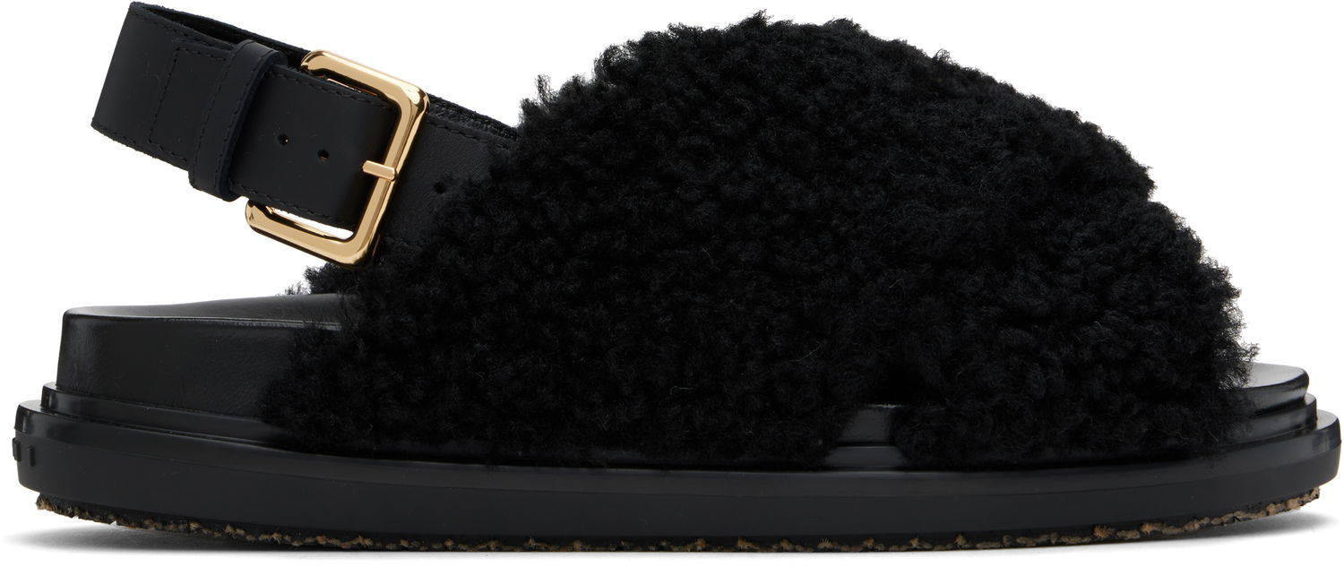 Sneakers og sko Marni Fussbett Sandals Sort | FBMS005801 P9093, 0