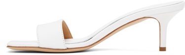 Tilbehør Aeyde Aeyde Ilvy Leather Mules Hvid | A11-HS-GAIS55TB155-SS25-1020-007, 2