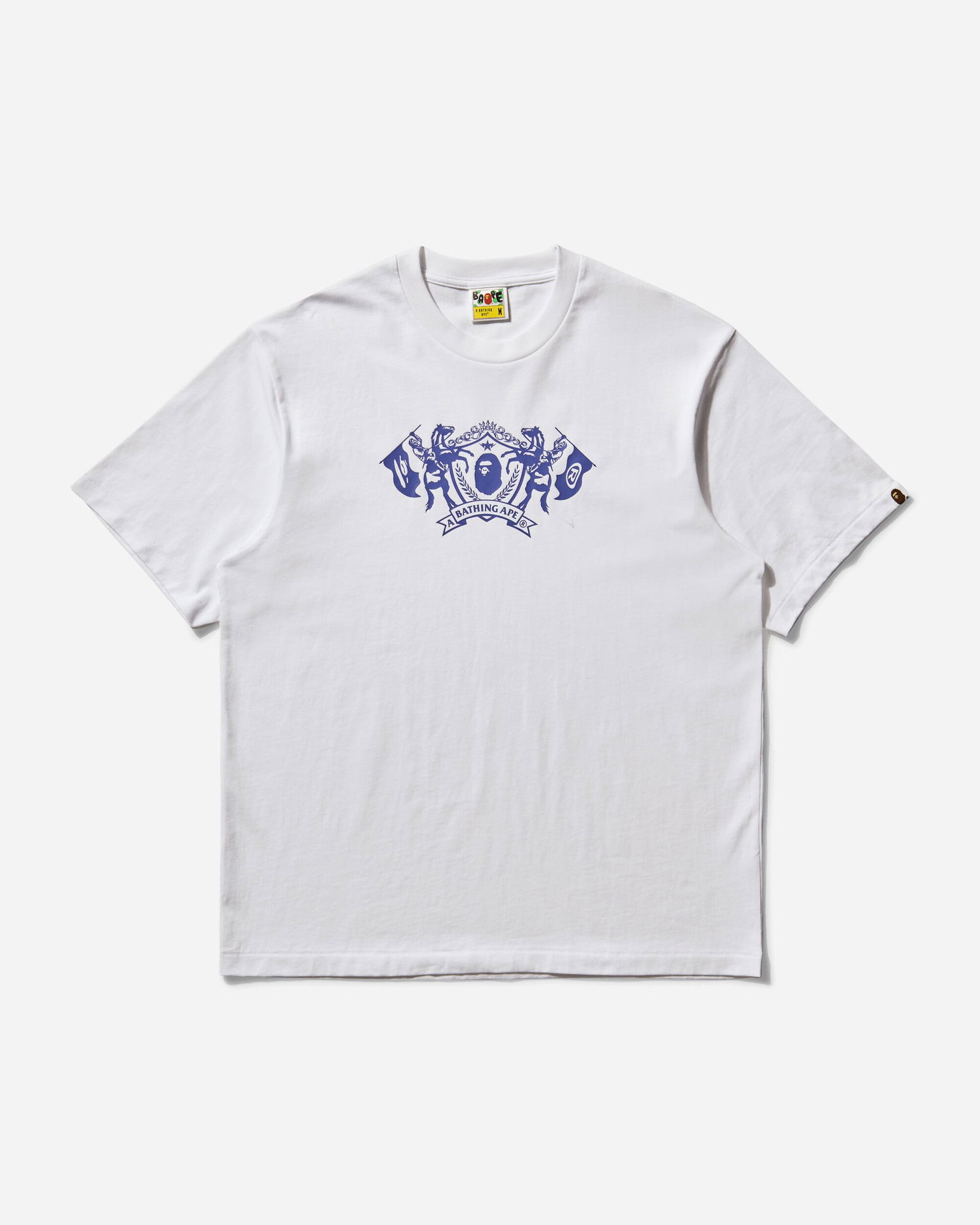 T-shirt BAPE College Logo T-Shirt Hvid | 1L30110316 WHITE, 1