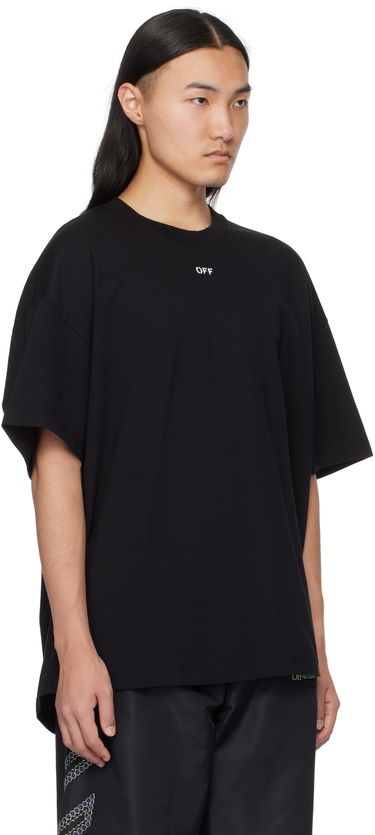 T-shirt Off-White Off-White Stamp Oversize T-Shirt Sort | OMAA161C99JER0011001, 1
