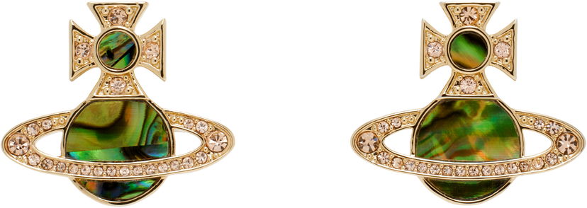 Øreringe Vivienne Westwood Vivienne Westwood Rina Orb Earrings Grøn | 6201036D-02R898-