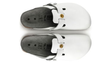 Sneakers og sko Birkenstock Boston ESD Natural Leather Grå | 61370, 5