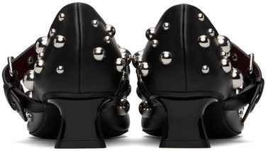 Sneakers og sko Stella McCartney Elsa Studded Kitten Heels Sort | 810422KP027, 1