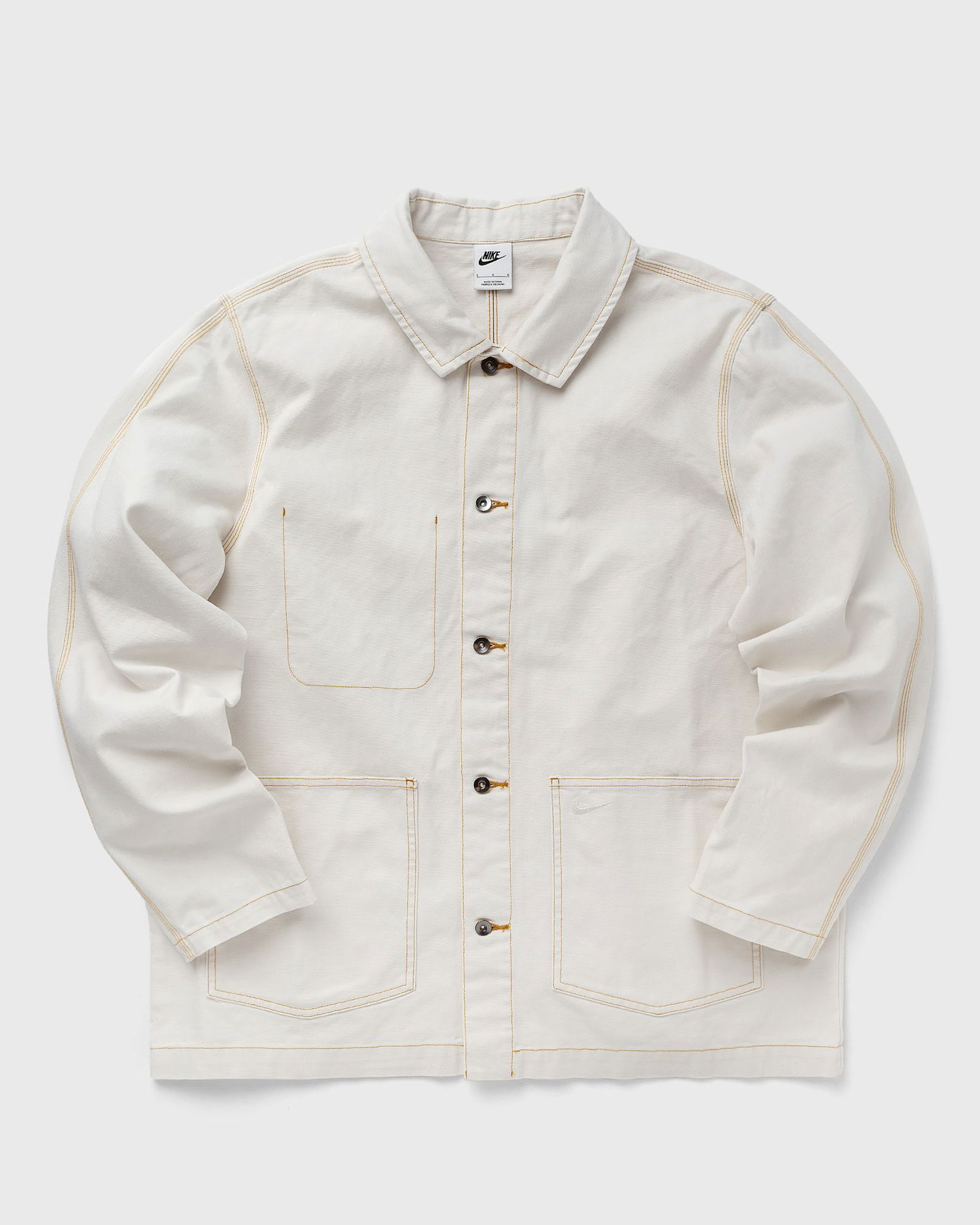 Frakker Nike Life Men's Chore Coat Hvid | FN0356-030, 0