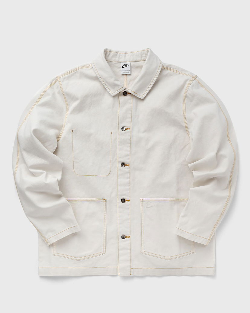 Frakker Nike Life Men's Chore Coat Hvid | FN0356-030