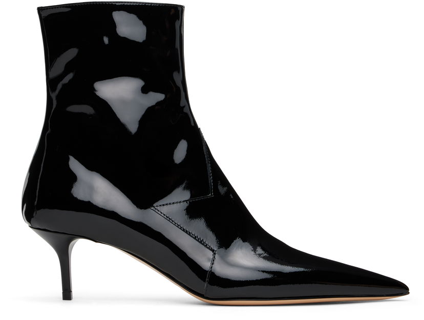 Sneakers og sko Coperni Star Cut-Out Low Heel Boots Sort | COPSH71F6026