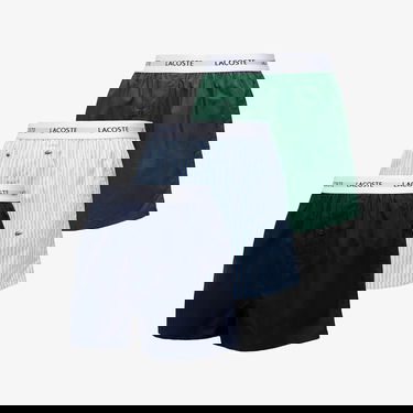 Boksere Lacoste Lacoste 3-Pack Woven Boxers Flerfarvet | 7H9209 EIG, 0