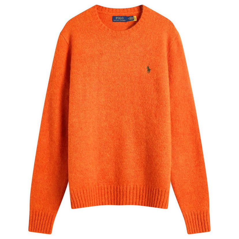 Sweater Polo by Ralph Lauren Standard Fit Alpaca Knit Sweater Orange | 710918805508