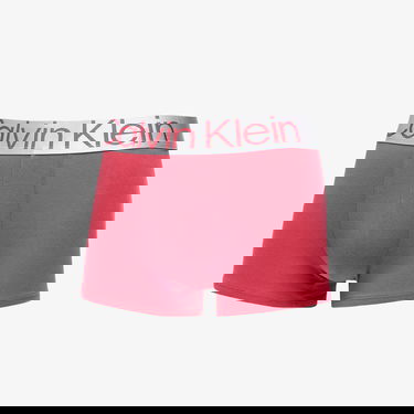 Boksere CALVIN KLEIN Boxerky Reconsidered Steel Cotton Trunk 3-Pack Různobarevný Flerfarvet | NB3130A GHM, 4