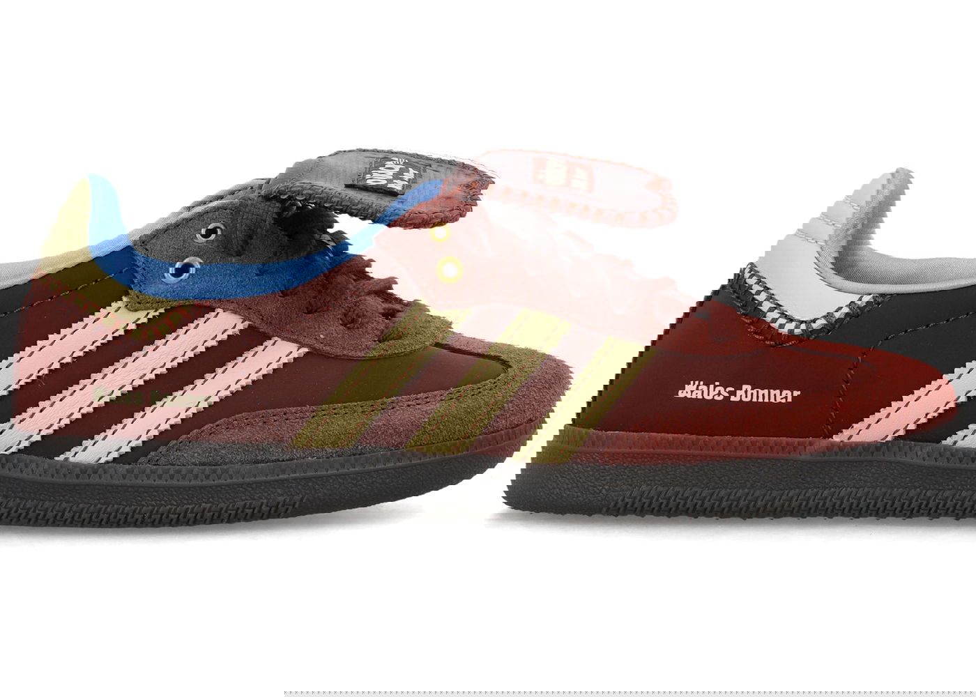 Sneakers og sko adidas Originals Wales Bonner x Samba Nylon Low "Fox Brown" Brun | IE0579, 1