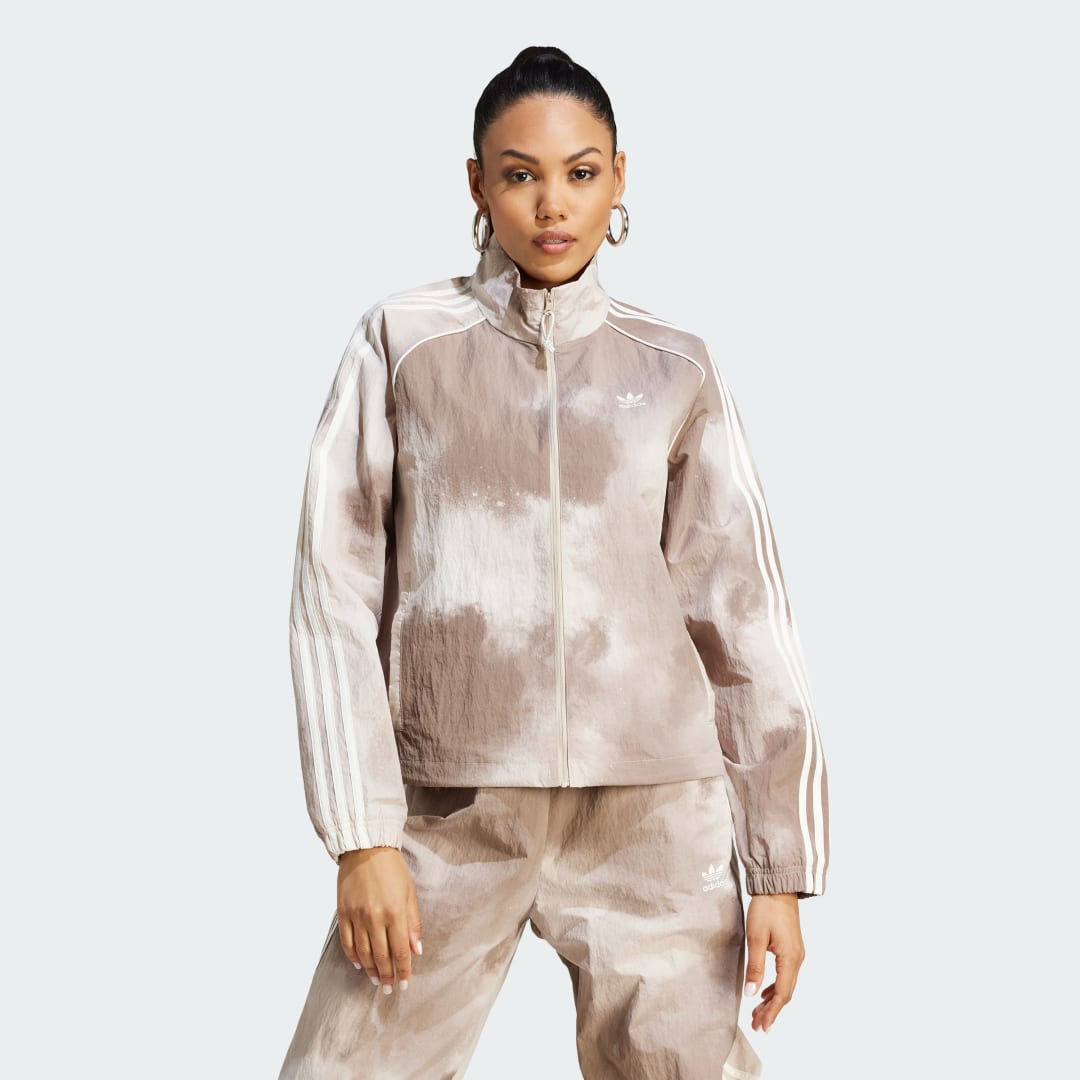 Vindjakke adidas Originals Colour Fade Half-Zip Windbreaker Beige | II5655, 0