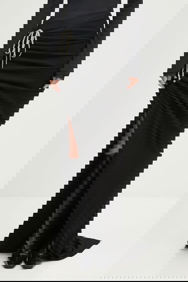 Nederdel Rick Owens Rick Owens DRKSHDW Soft Edfu Long Maxi Skirt Sort | DS02E7337.JDB, 0