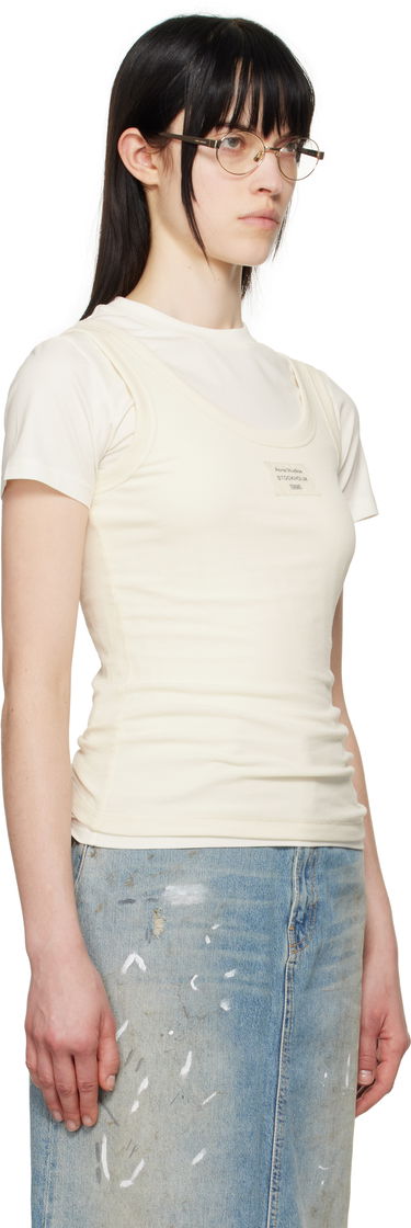 Tanktop Acne Studios Acne Studios Layered T-Shirt Beige | AL0436-, 1