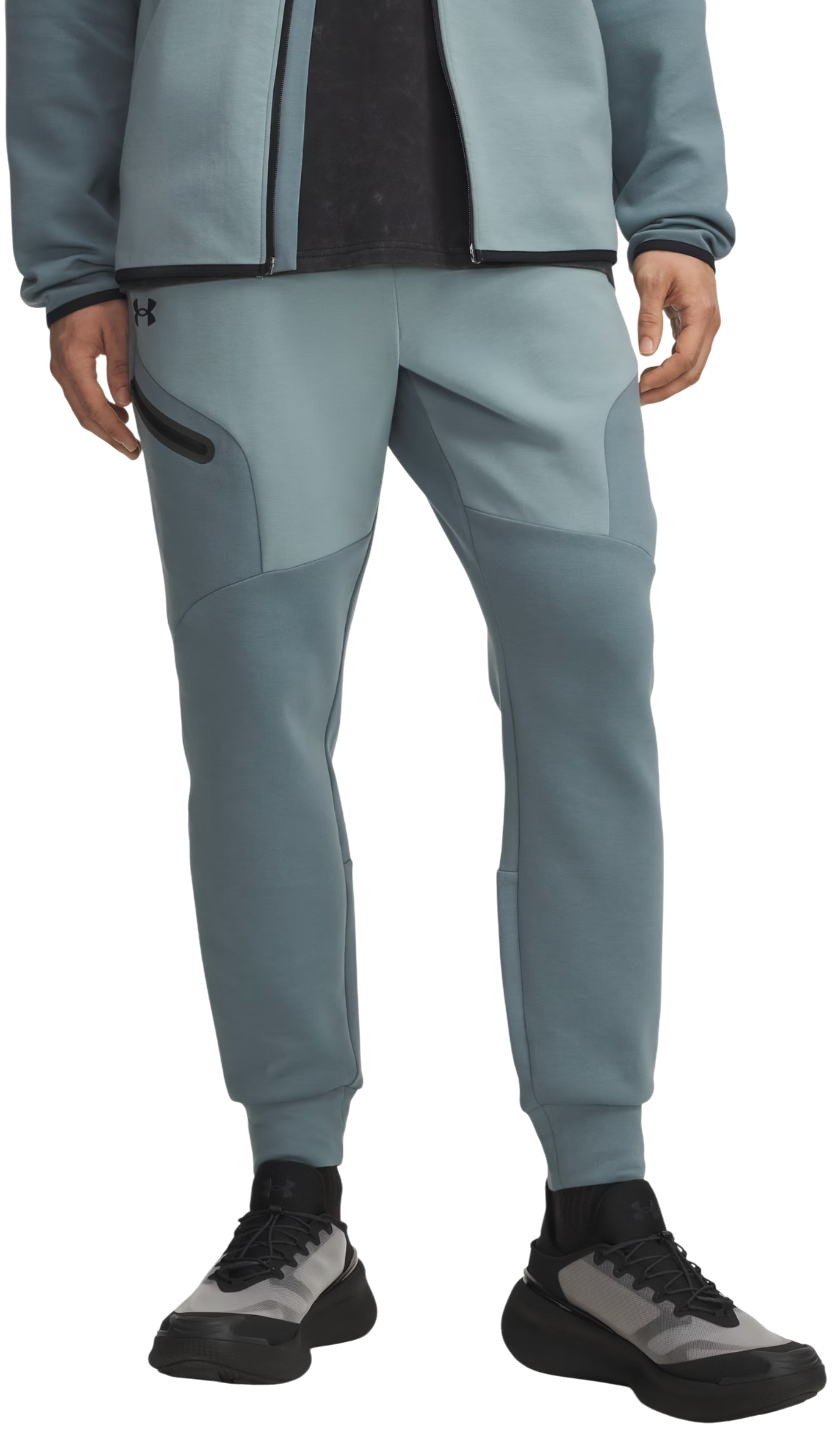Joggingbukser Under Armour Unstoppable Fleece Paneled Jogger Pants Turkis | 1389353-587, 0