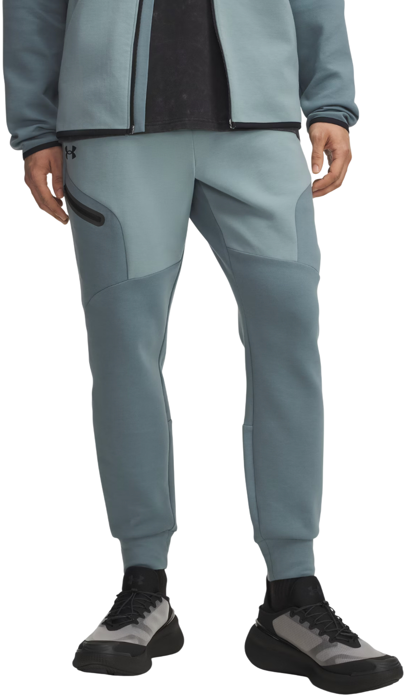 Joggingbukser Under Armour Unstoppable Fleece Paneled Jogger Pants Turkis | 1389353-587