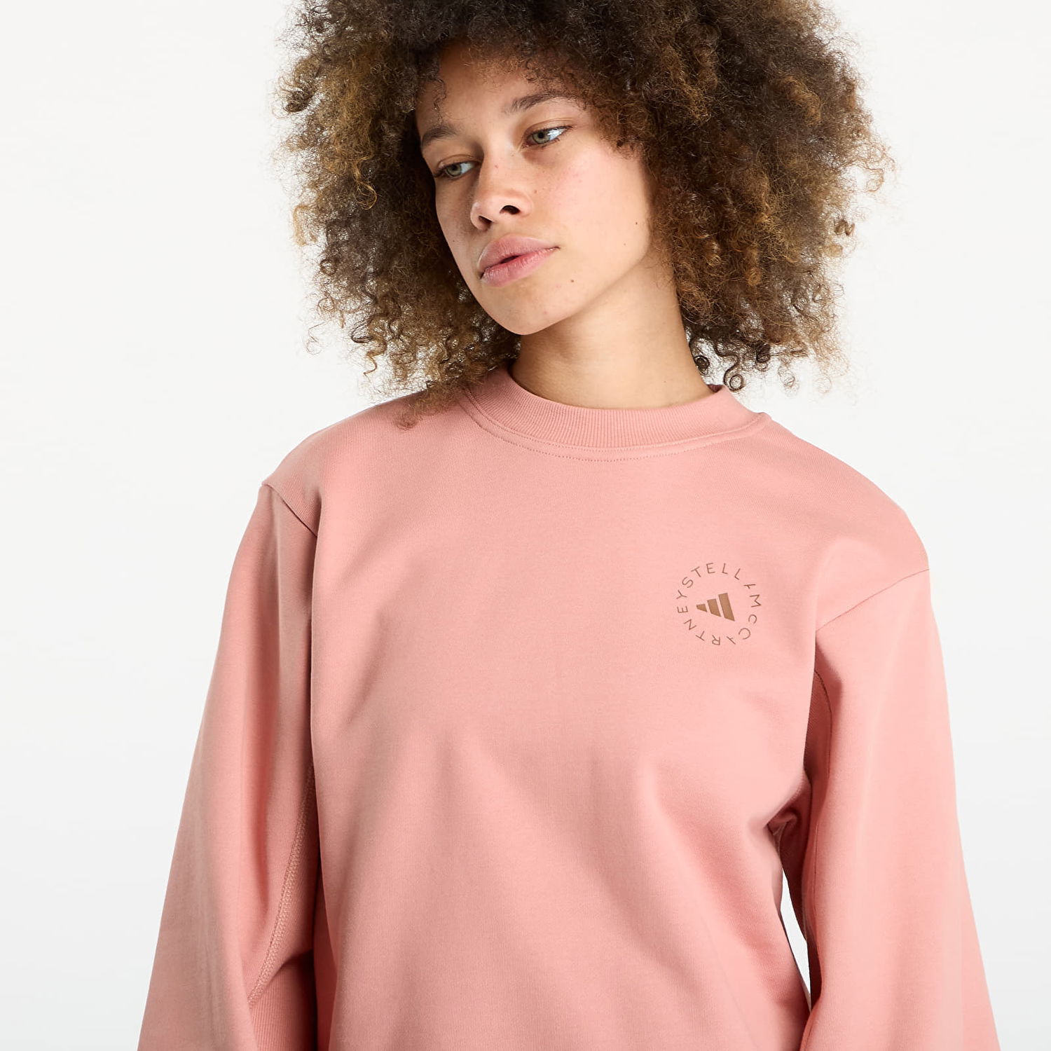 Sweater adidas Originals adidas by Stella McCartney Regular Sweatshirt Lyserød | JX6784, 1