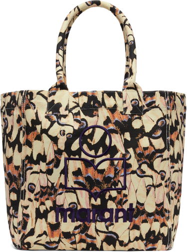 Mulepose ISABEL MARANT Isabel Marant Yenky Small Butterfly Print Tote Beige | PM0002FA-C2X02M, 0