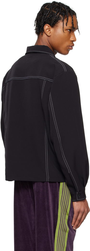 Jakke Needles NEEDLES Stitched Sport Jacket Sort | QV194, 2